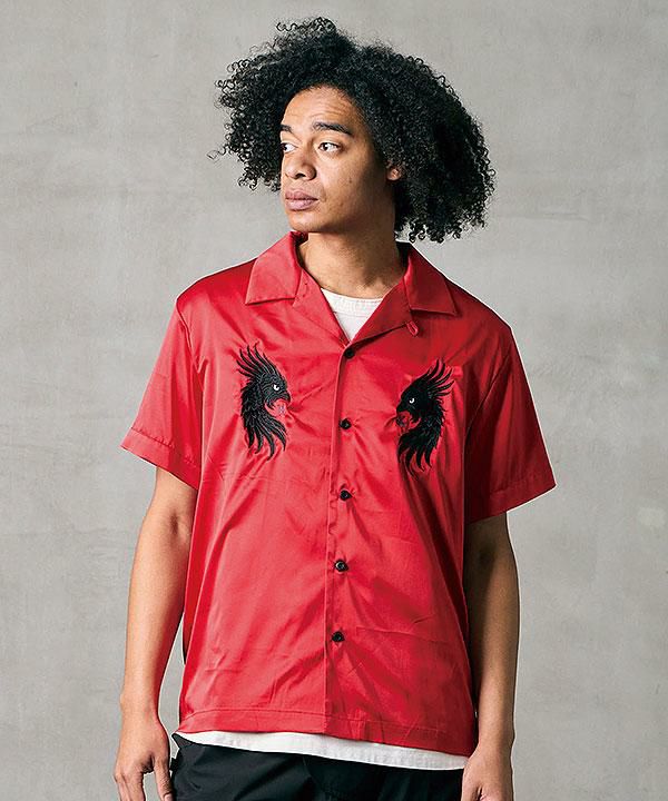 VIRGOwearworks ヴァルゴウェアワークス LUXE BOWLING SATIN SHIRT