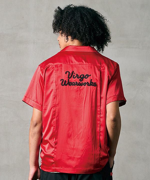 VIRGOwearworks ヴァルゴウェアワークス LUXE BOWLING SATIN SHIRT