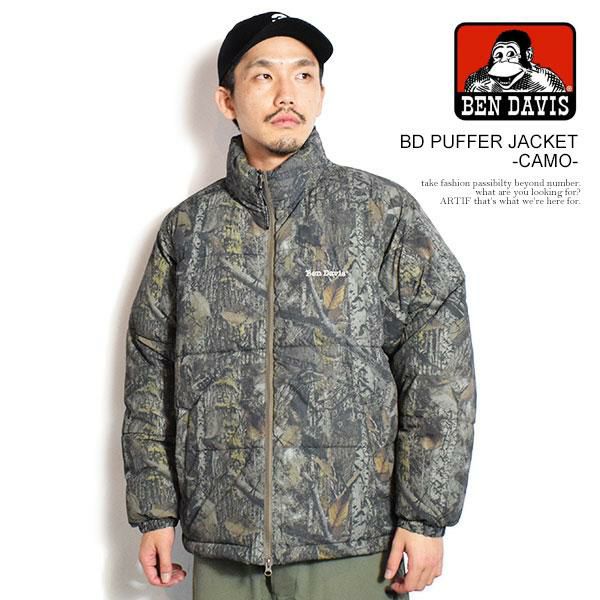 BEN DAVIS ベンデイビス BD PUFFER JACKET -CAMO-