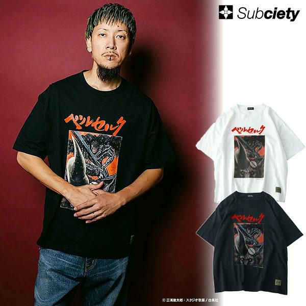 ベルセルク × Subciety SUBCIETY サブサエティ Guts ＆ Zodd tee