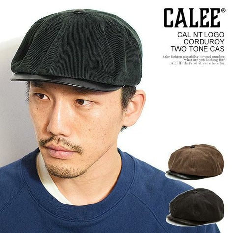 CALEE キャリー CAL NT LOGO TWO TONE CAS