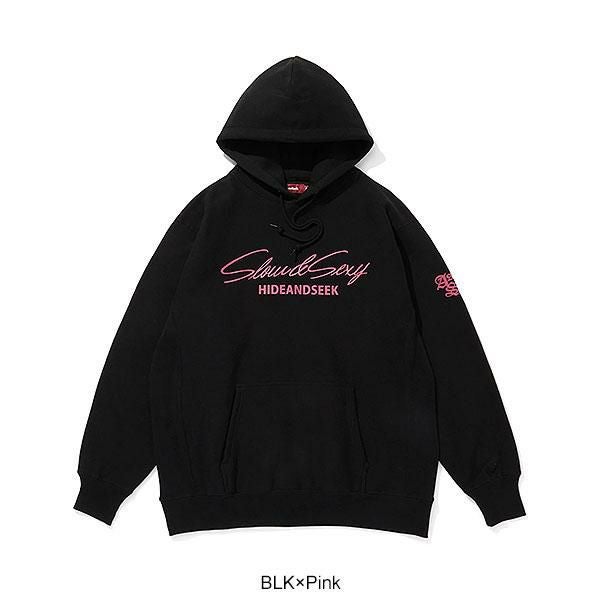 HIDEANDSEEK ハイドアンドシーク ジップアップパーカー　黒　XL HIDEANDSEEK(ハイドアンドシーク) ジップパーカー College Zip Hooded