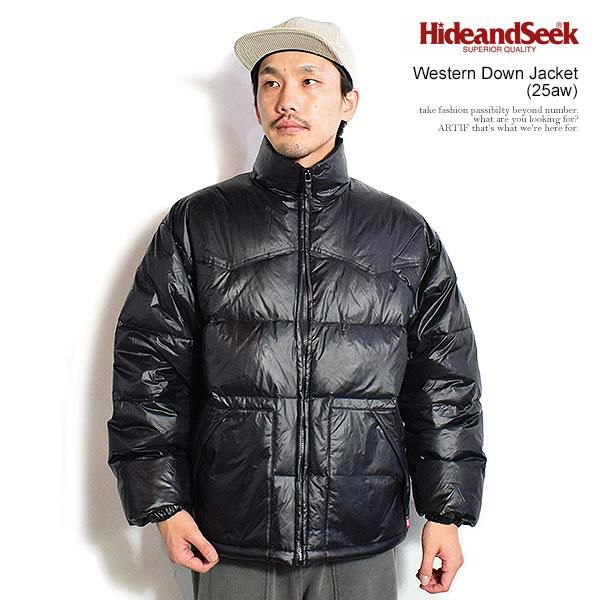 HIDE AND SEEK ハイドアンドシーク Western Down Jacket (25aw)