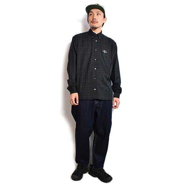 HIDE AND SEEK ハイドアンドシーク Check B.D. L/S Shirt