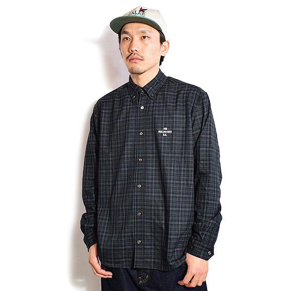 HIDE AND SEEK ハイドアンドシーク Check B.D. L/S Shirt