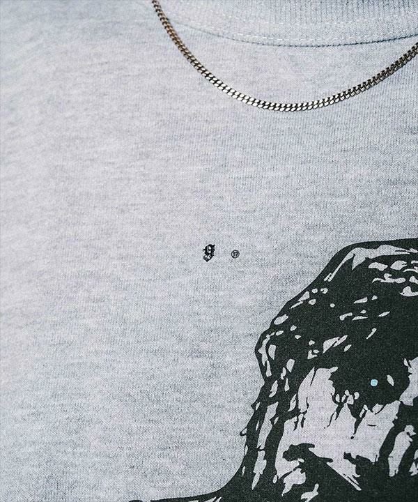 【GRAY】"K"ABUKI-MONO SWEAT NINE MICROPHONES ナインマイクロフォンズ 