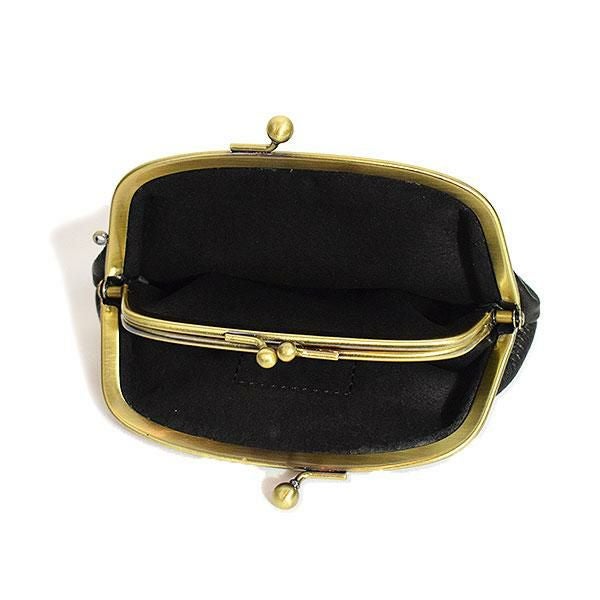 GROOVER LEATHER グルーバーレザー 信州鹿革:親子がま口財布 GROOVER LEATHER グルーバーレザー 信州鹿革:親子がま口財布