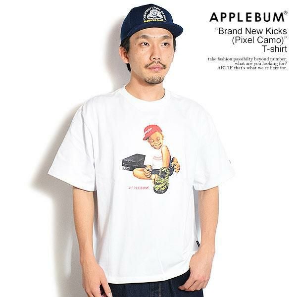 アップルバムBRAND NEW KICKS PIXEL CAMO T-SHIRT 【公式通販】