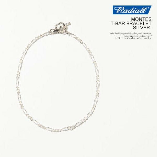 RADIALL ラディアル MONTES - T-BAR BRACELET -SILVER-