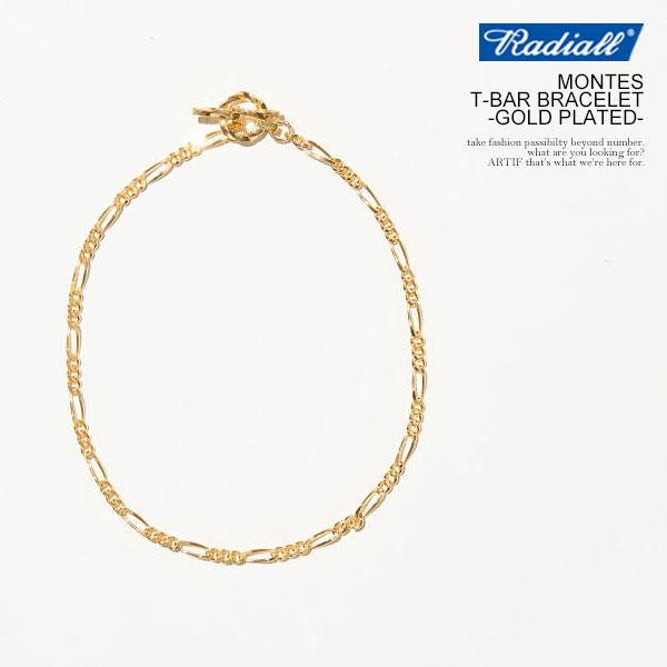 RADIALL ラディアル MONTES - T-BAR BRACELET -GOLD PLATED-