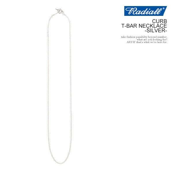 RADIALL ラディアル CURB - T-BAR NECKLACE -SILVER-