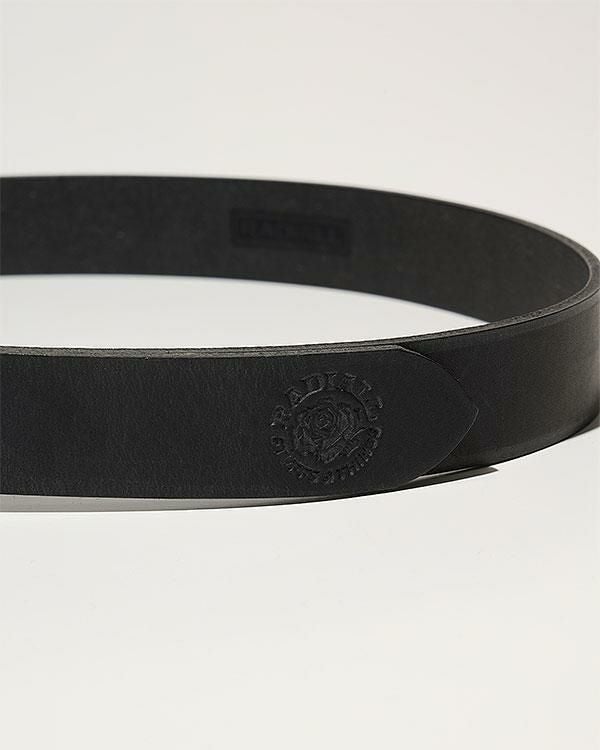RADIALLラディアル ベルト　ブラック シートベルト　ズボンベルト RADIALL ラディアル RHODES - LEATHER BELT