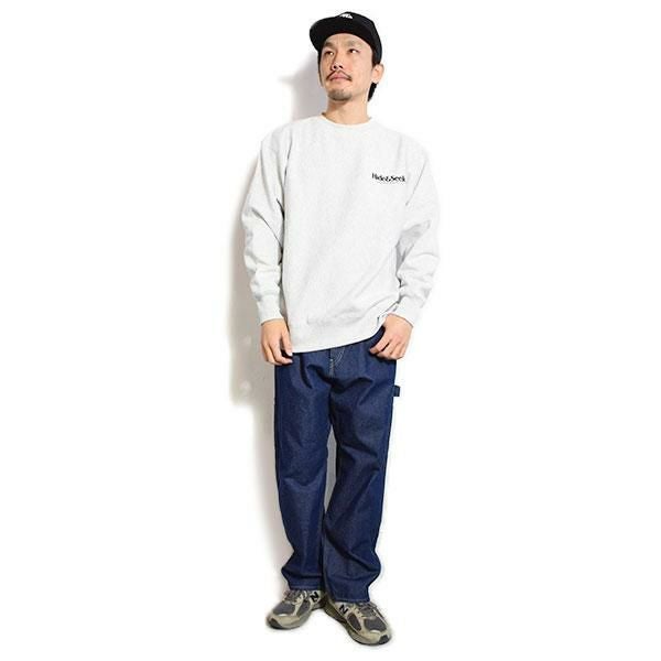 HIDE AND SEEK ハイドアンドシーク Logo Sweat Shirt-2(25aw)