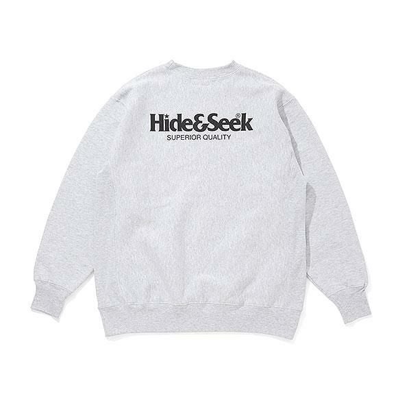 HIDE AND SEEK ハイドアンドシーク Logo Sweat Shirt-2(25aw)