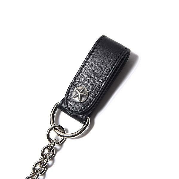 CALEE キャリー SILVER STAR CONCHO LEATHER WALLET CHAIN CL-25AW028LE