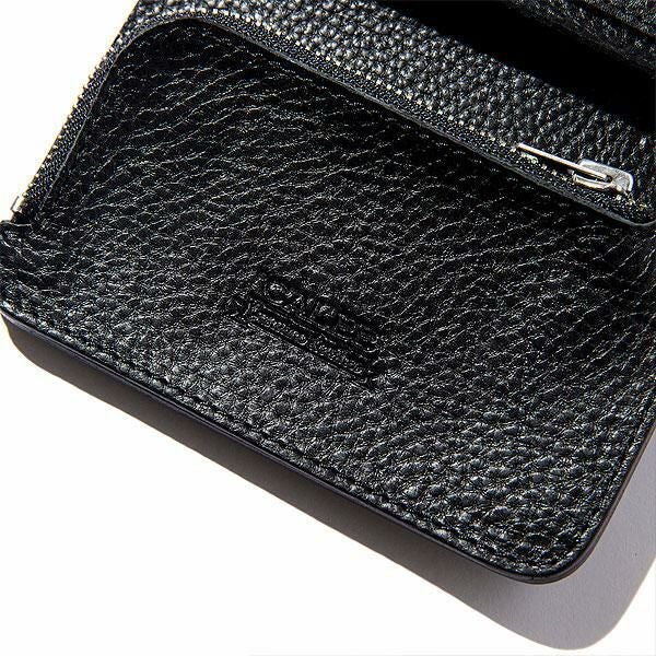 CALEE キャリー SILVER STAR CONCHO FLAP LEATHER HALF WALLET CL 