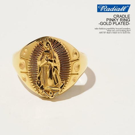 RADIALL ラディアル CRADLE - PINKY RING -GOLD PLATED-