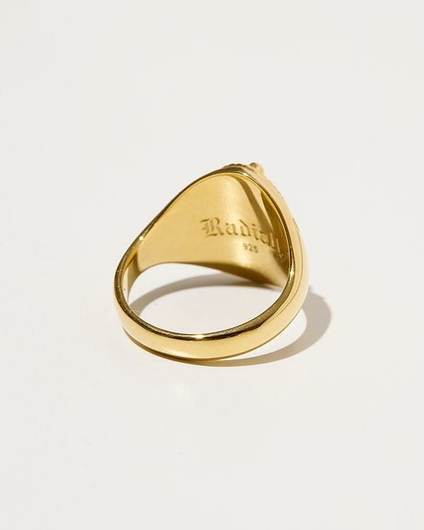 RADIALL ラディアル CRADLE - PINKY RING -GOLD PLATED-