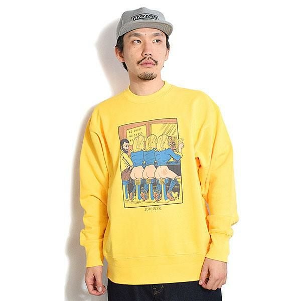 RADIALL ラディアル LOVE BEER - CREW NECK SWEATSHIRT L/S