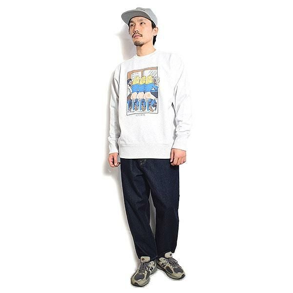 RADIALL ラディアル LOVE BEER - CREW NECK SWEATSHIRT L/S