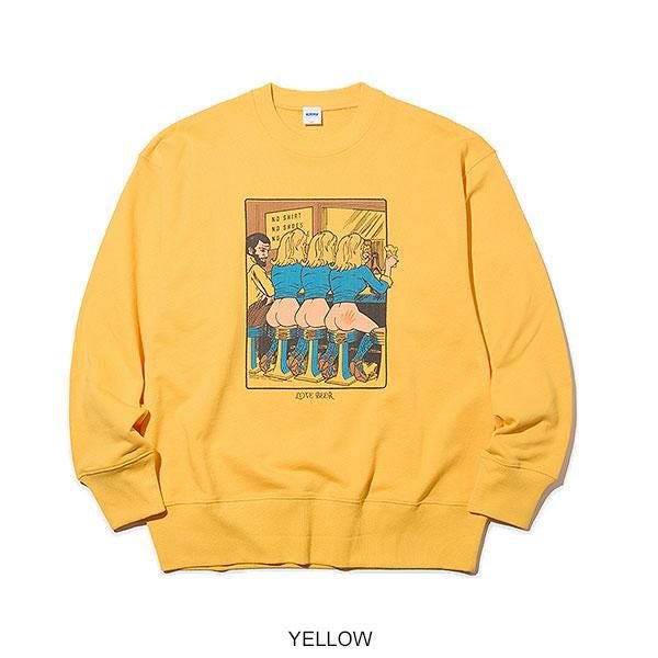 lovebeer専用 RADIALL ラディアル LOVE BEER - CREW NECK SWEATSHIRT L/S