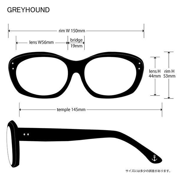 EVILACT EYEWEAR イーブルアクト アイウェア GREYHOUND -GREEN CLEAR