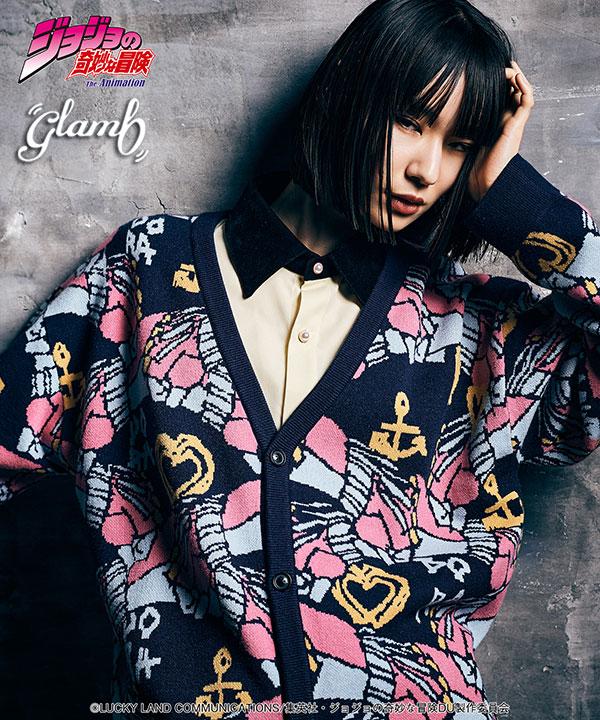 ジョジョ × glamb カーディガン 黒 GB0325/JJ09 : M・I・H Cardigan | glamb Online Store | ブランド