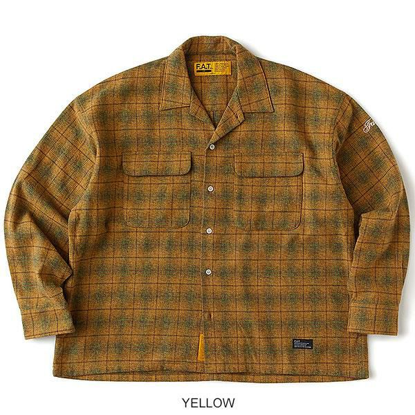 新品 エフエーティー フットボールシャツ FAT イエロー FAT FAT エフエーティー AUTHENTIC
