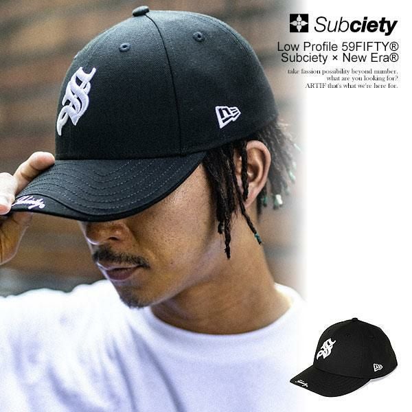 Subcietyサブサエティ　ニューエラ New Era® × Subciety(サブサエティ) S/S Cotton Tee - Black / ロック