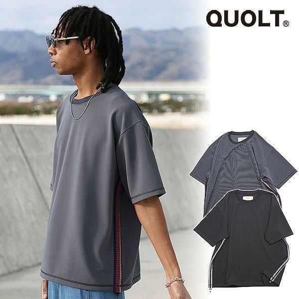 QUOLT クオルト SIDE-KNIT CUTSEW