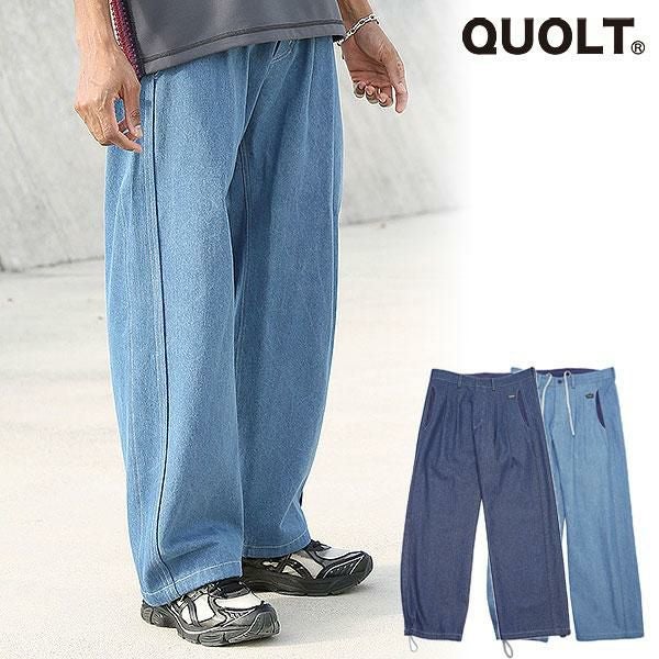 2026 夏 先行予約 5月上旬～中旬入荷予定 QUOLT クオルト DENIM-MESH PANTS
