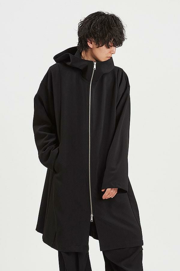 NO ID. BLACK ノーアイディー チェンジングフーデッドコート