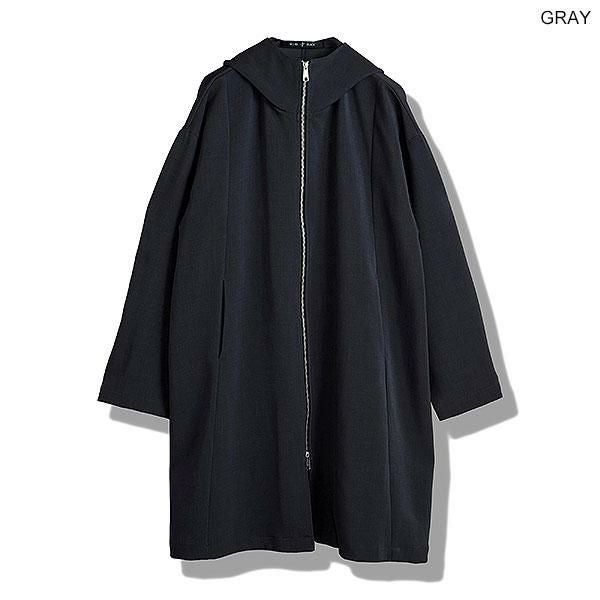 NO ID. BLACK ノーアイディー チェンジングフーデッドコート