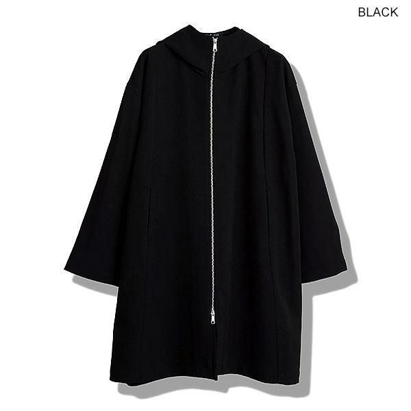 NO ID. BLACK ノーアイディー チェンジングフーデッドコート