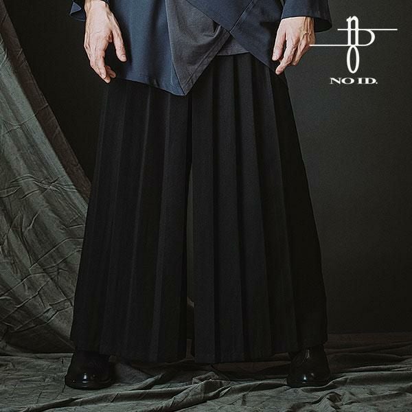HYDE WaRLOCK ハカマパンツ　samidare メンズフリーサイズ 2026 春 先行予約 2月下旬入荷予定 NO ID. BLACK ノーアイディー