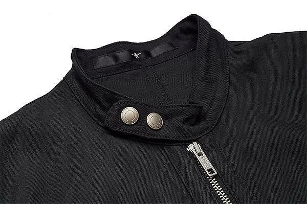 NO ID. ノーアイディー コーティングシングルライダースJKT