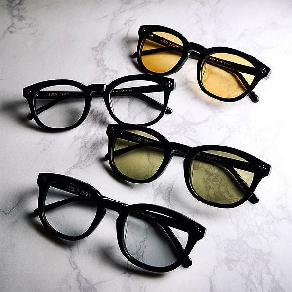 EVILACT EYEWEAR イーブルアクト アイウェア YALE II -BLACK- / yellow