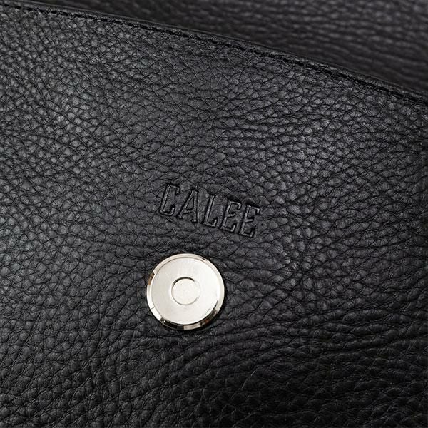 CALEE キャリー STUDS LEATHER SHOULDER POUCH BAG