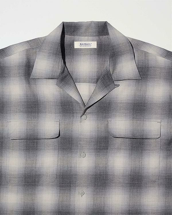 RADIALL ラディアル BELAIR - OPEN COLLARED SHIRT L/S