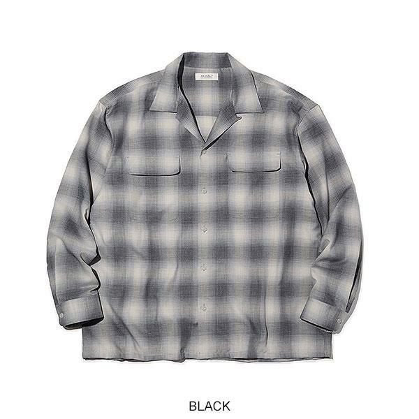 RADIALL ラディアル BELAIR - OPEN COLLARED SHIRT L/S