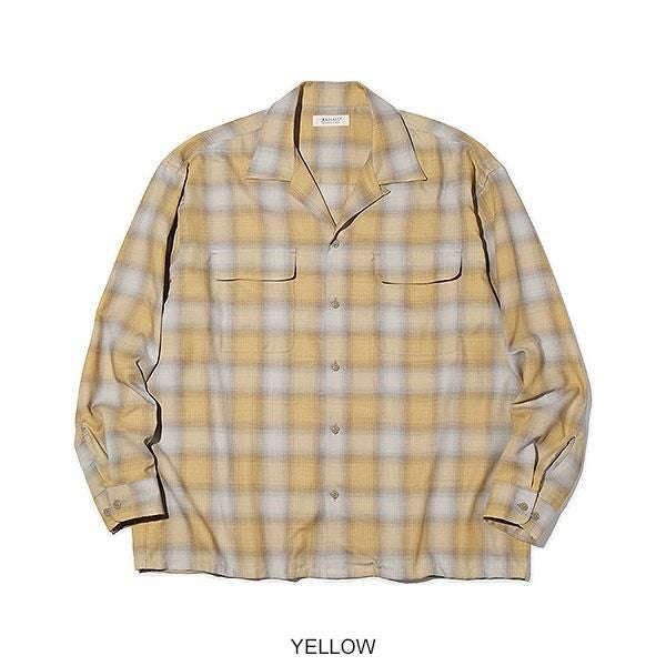 RADIALL ラディアル BELAIR - OPEN COLLARED SHIRT L/S