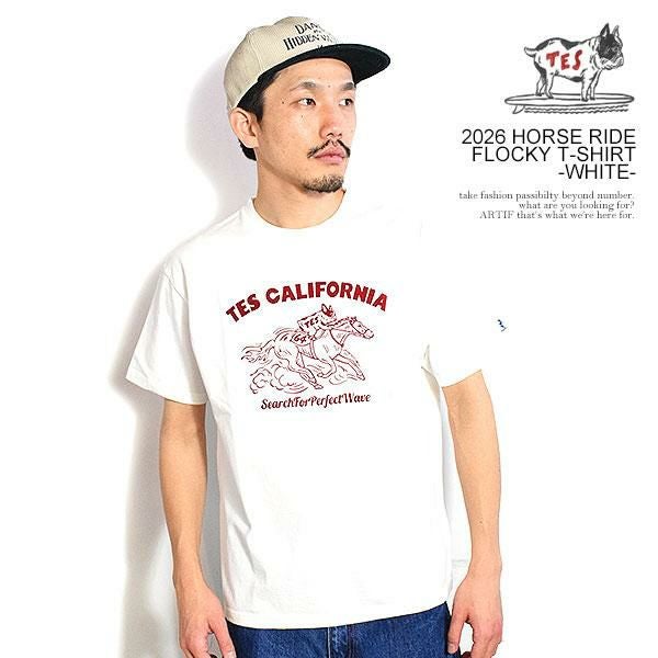The Endless Summer エンドレスサマー TES 2026 HORSE RIDE FLOCKY T