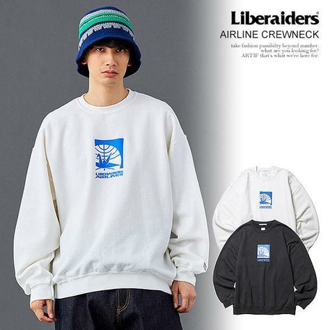 Liberaiders リベレイダース AIRLINE CREWNECK | ARTIF [ストリート