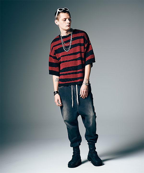 2026 夏 先行予約 6月下旬～7月上旬入荷予定 glamb グラム Knit Denim