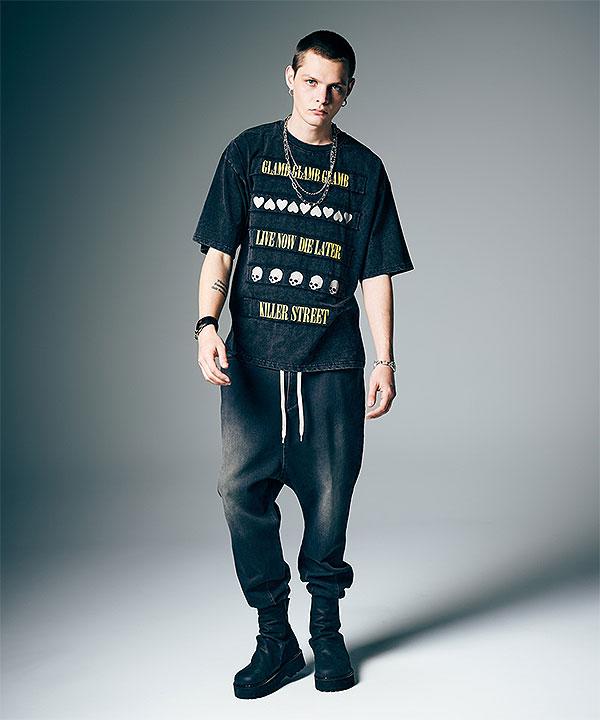 2026 夏 先行予約 6月下旬～7月上旬入荷予定 glamb グラム Knit Denim