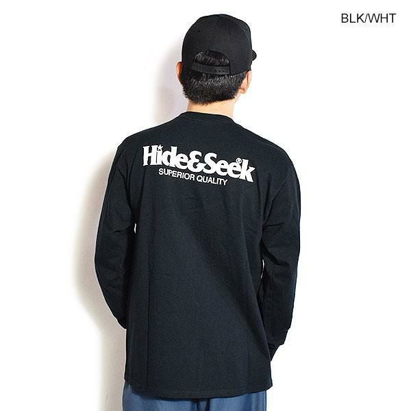 HIDEANDSEEK ハイドアンドシーク Logo L/S Tee(26ss)