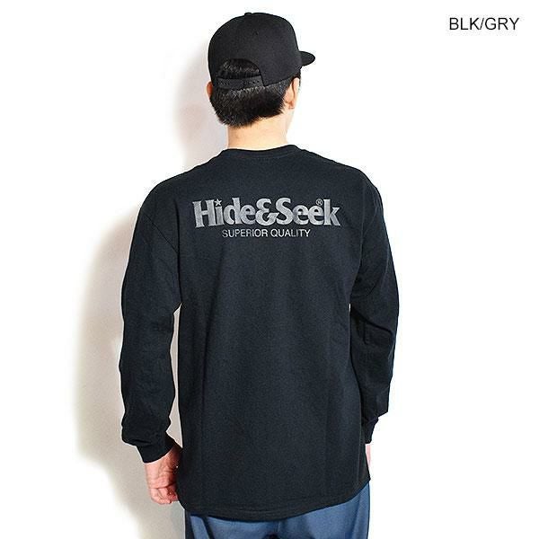 HIDEANDSEEK ハイドアンドシーク Logo L/S Tee(26ss)