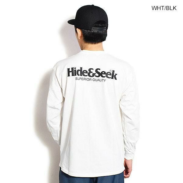 HIDEANDSEEK ハイドアンドシーク Logo L/S Tee(26ss)