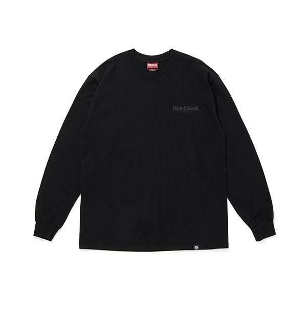 Hide&Seek ロゴ L/S Tee (ブラック)2026 HIDEANDSEEK ハイドアンドシーク Logo L/S Tee(26ss)