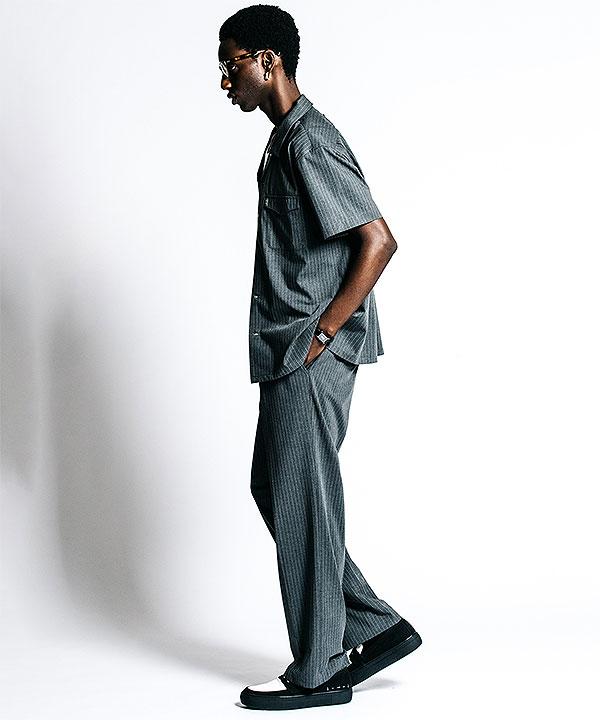 CRIMIE クライミー TAILORED TROUSERS - PIN STRIPE EASY CARE